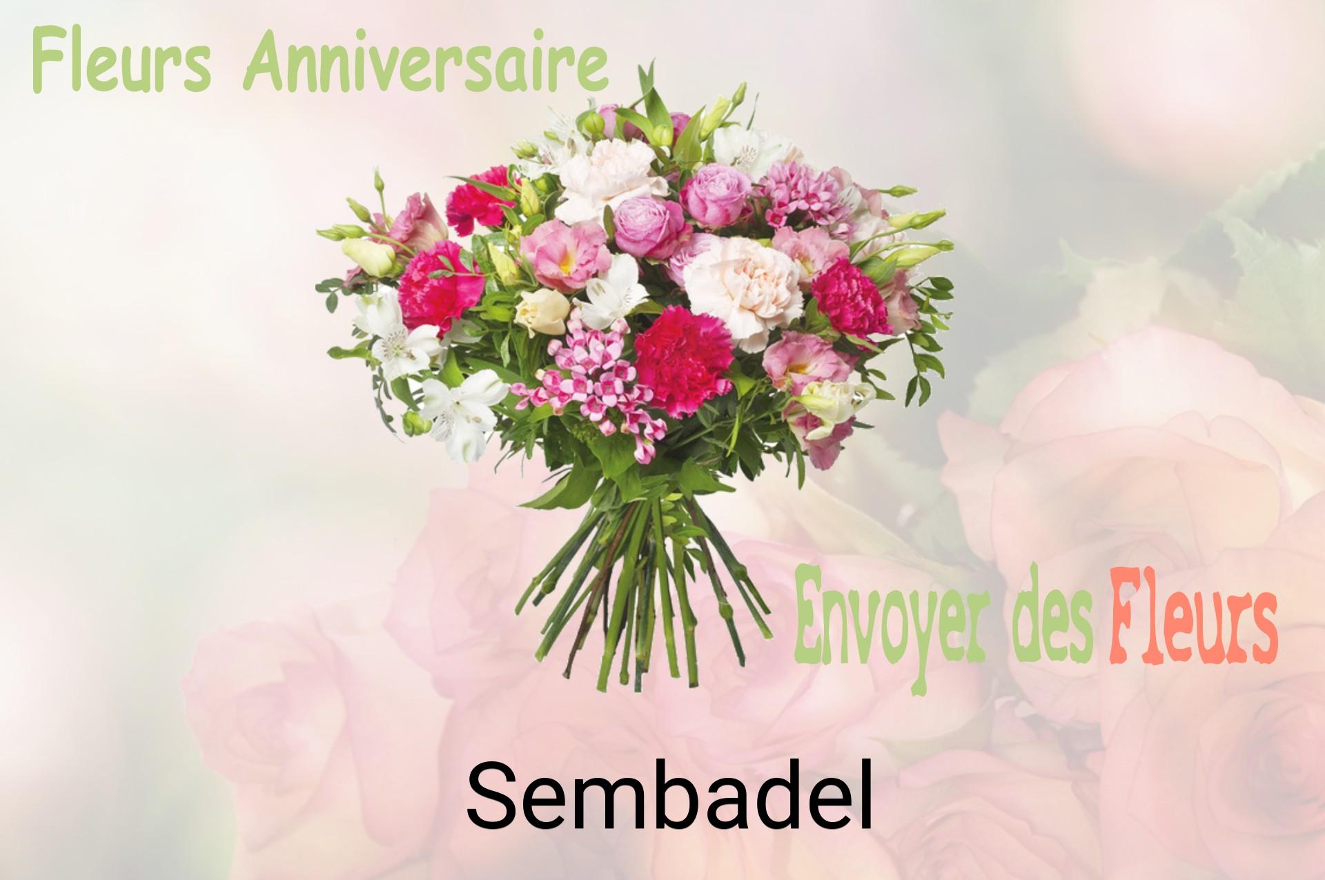 Bouquet de fleurs d’anniversaire livré à Sembadel